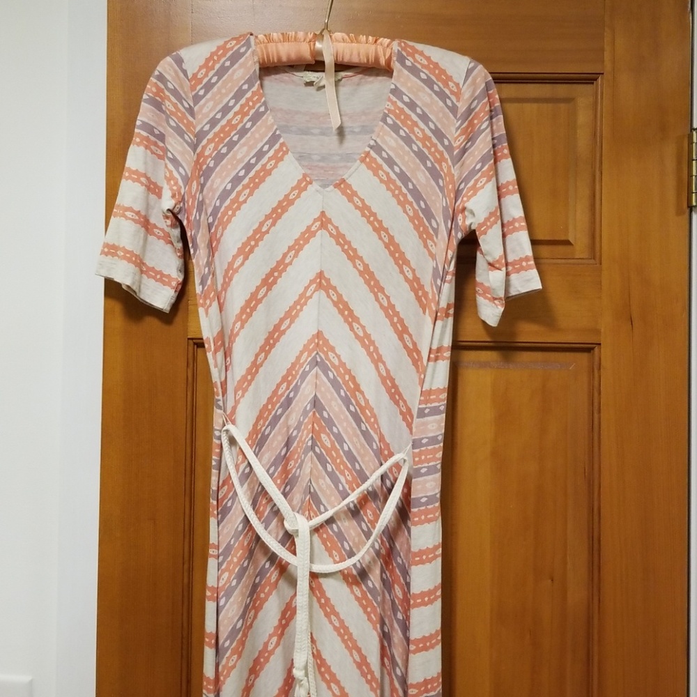 Nurture by Lamaze Orange and Purple Maxi Dress